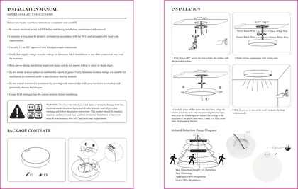 First-page preview of 6 in PIR Installation