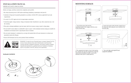 First-page preview of Standard Built-in-Power Installation