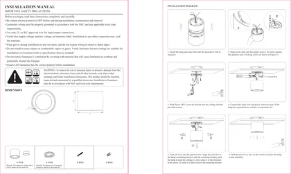 First-page preview of C28 / C32 Installation