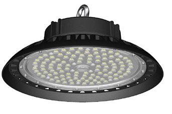 Sunsparkco.com SC-RHB Commercial UFO Round LED High Bay Series built for warehouses, airports, spaces, manufacturing areas, and other large indoor areas