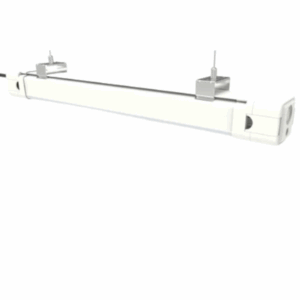 Linear Vaportight LED Light Category Image with a Frosted Lens Cover and Mounting Hardware