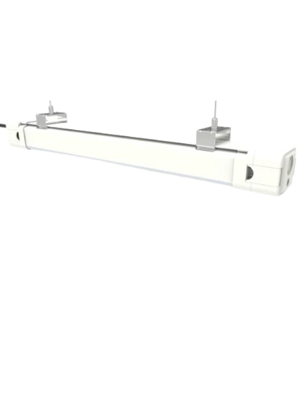 Linear Vaportight LED Light Category Image with a Frosted Lens Cover and Mounting Hardware