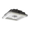 Sunsparkco.com LED Square Canopy Light with Optional Motion Sensor and Wet Rated for Garages and Other Outdoor Use.