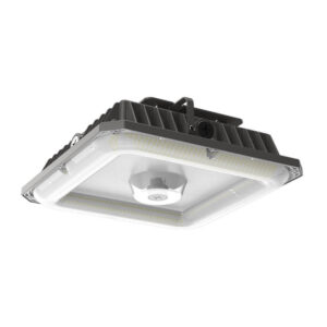 Sunsparkco.com LED Square Canopy Light with Optional Motion Sensor and Wet Rated for Garages and Other Outdoor Use.